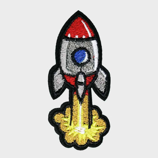 Rocket Iron-On Patch