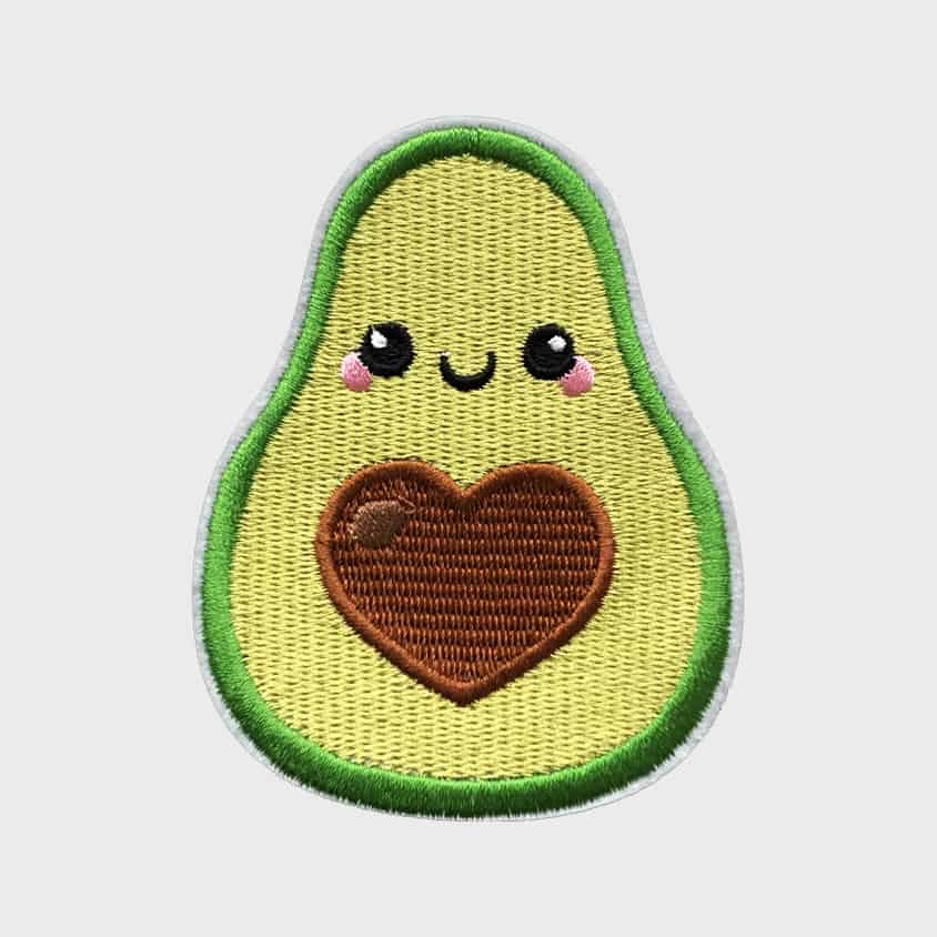 Avocado Iron-On Patch