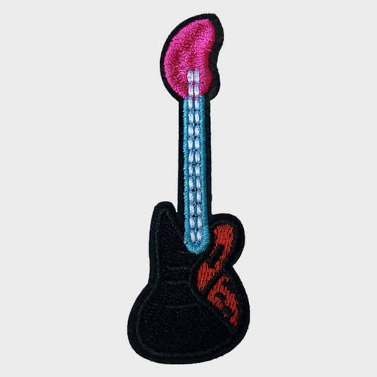Guitar Iron-On Patch