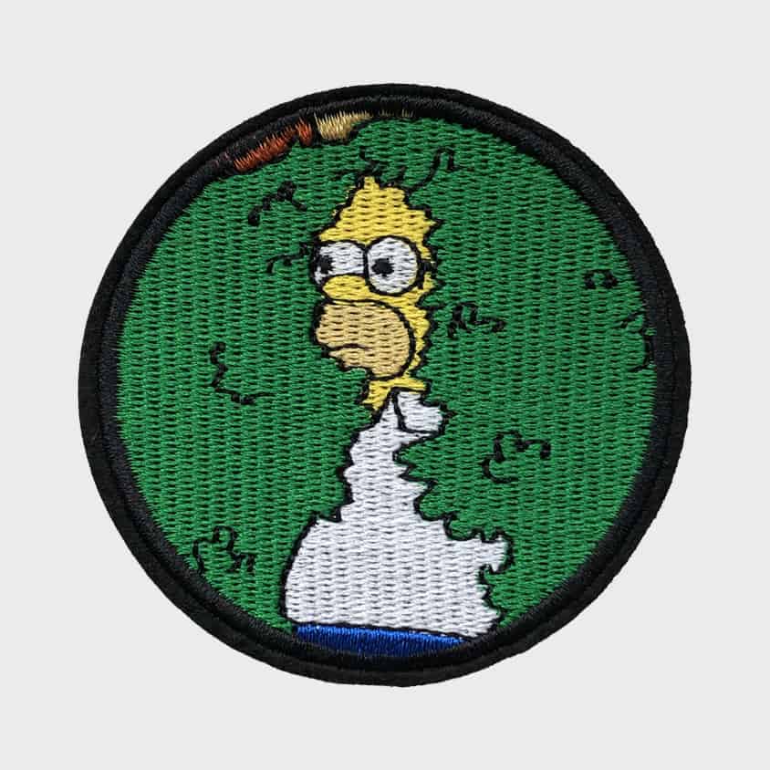 Homer Simpson Iron-On Patch – Patchy