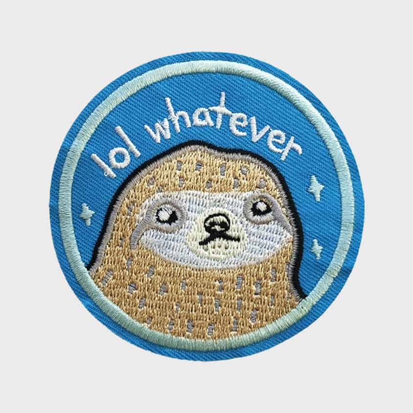 Lol Whatever Iron-On Patch