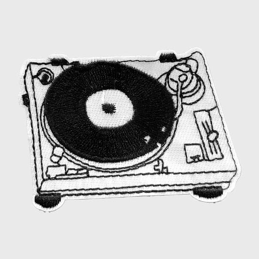 Record Player Iron-On Patch