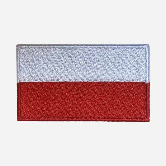 Polish Flag Iron-On Patch