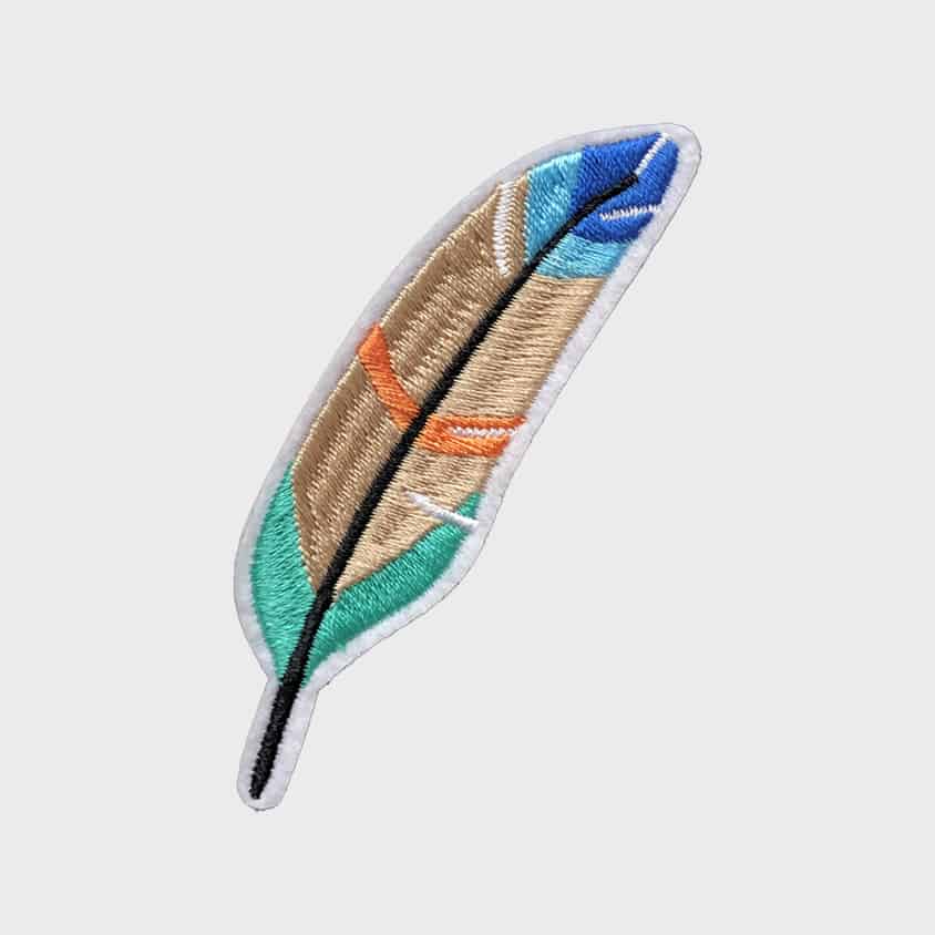 Feather Iron-On Patch