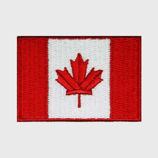 Canadian Flag Iron-On Patch