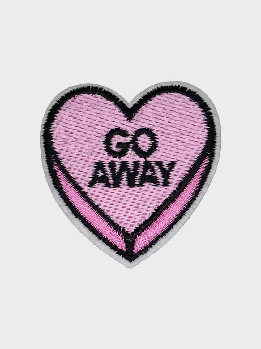 Go away Iron-On Patch