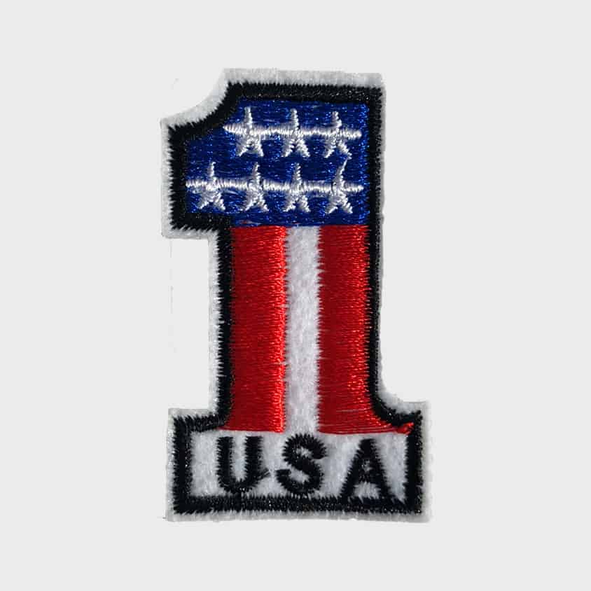 USA First Iron-On Patch