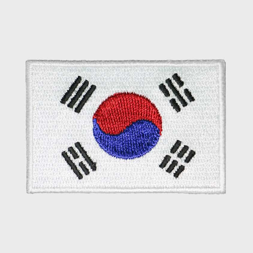 South Korean Flag Iron-On Patch