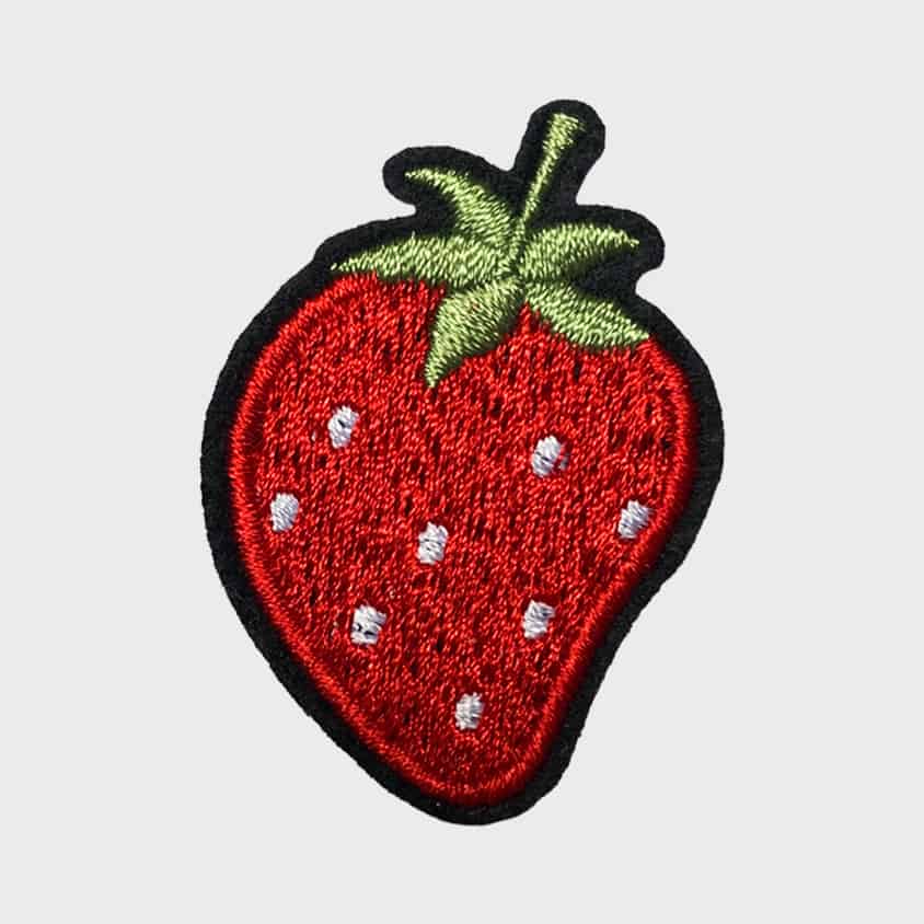 Strawberry Iron-On Patch