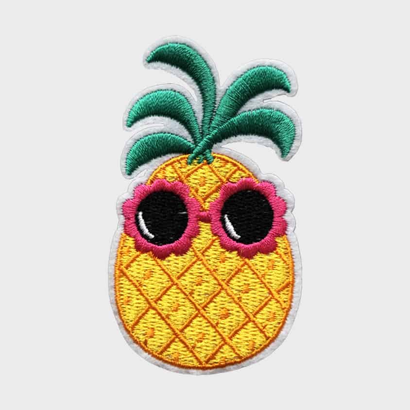 Pineapple Iron-On Patch