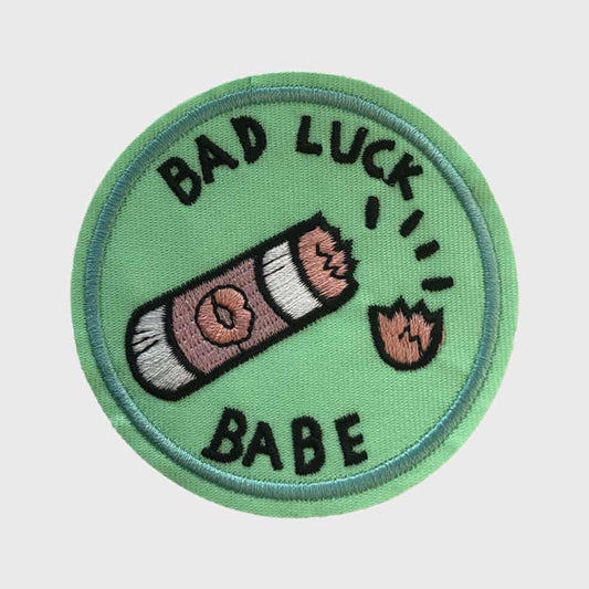 Bad Luck Babe Iron-On Patch