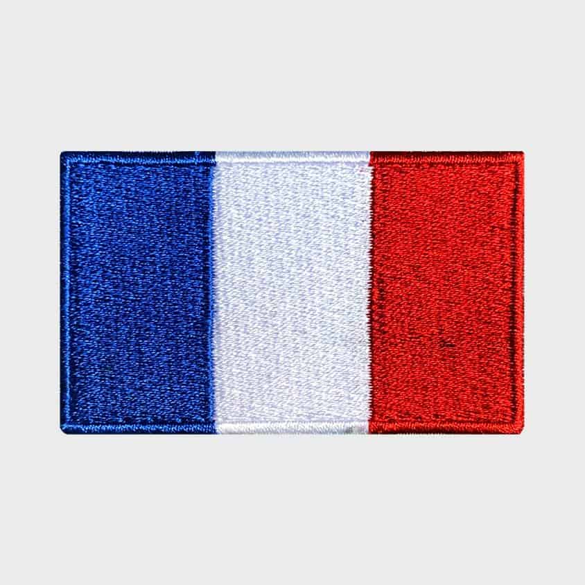 French Flag Iron-On Patch