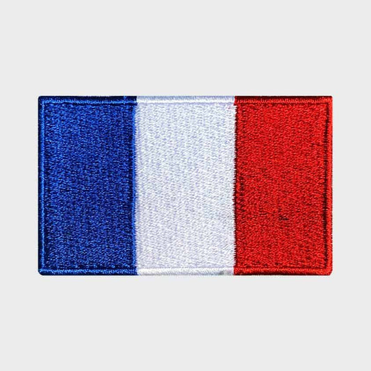 French Flag Iron-On Patch