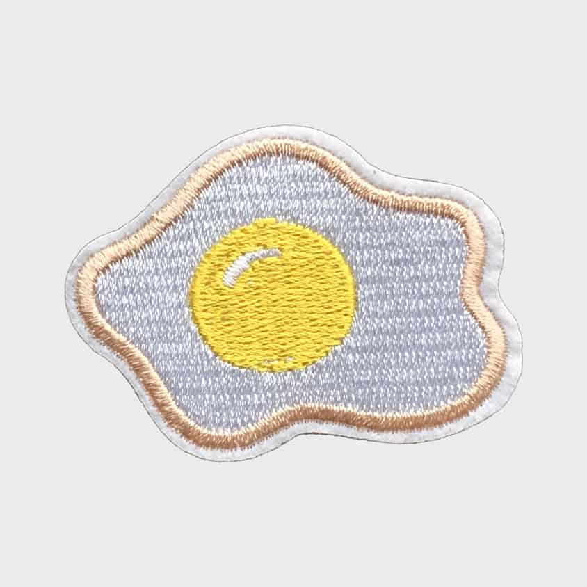 Baked Egg Iron-On Patch