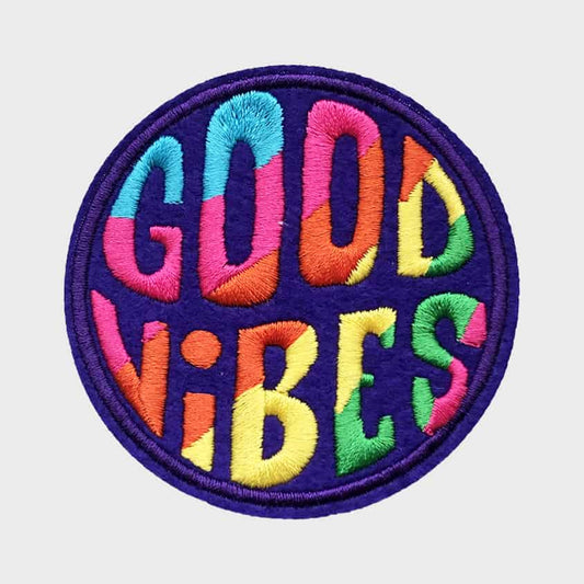 Good Vibes Iron-On Patch