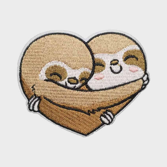 Hugging Sloth Iron-On Patch