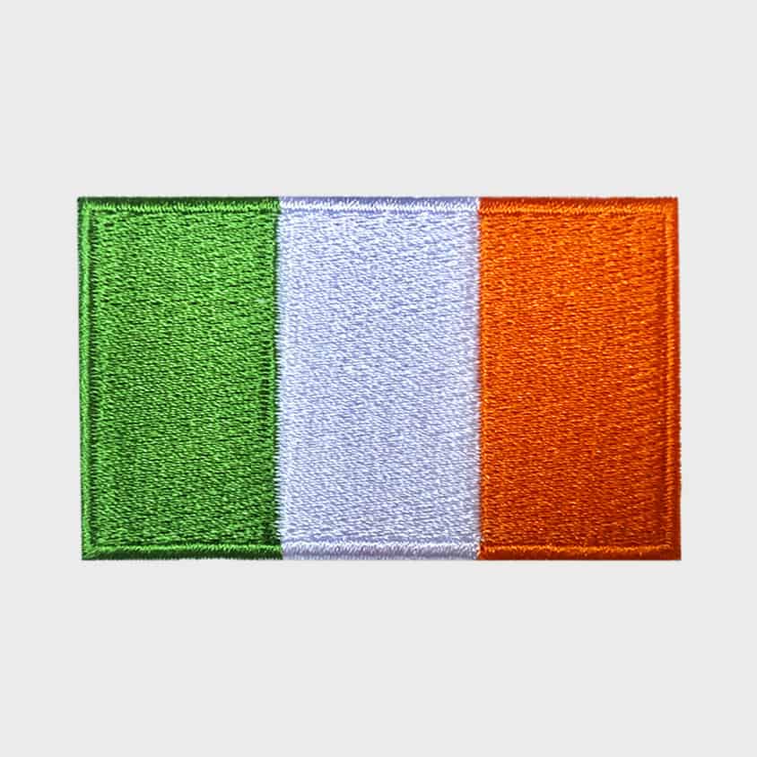 Irish Flag Iron-On Patch
