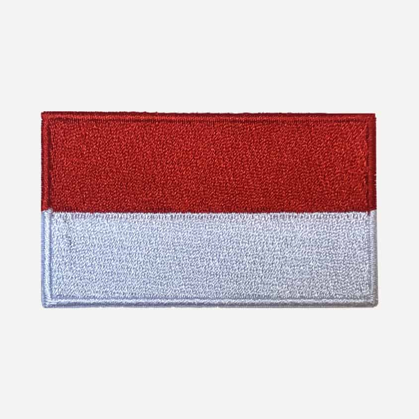 Indonesian Flag Iron-On Patch