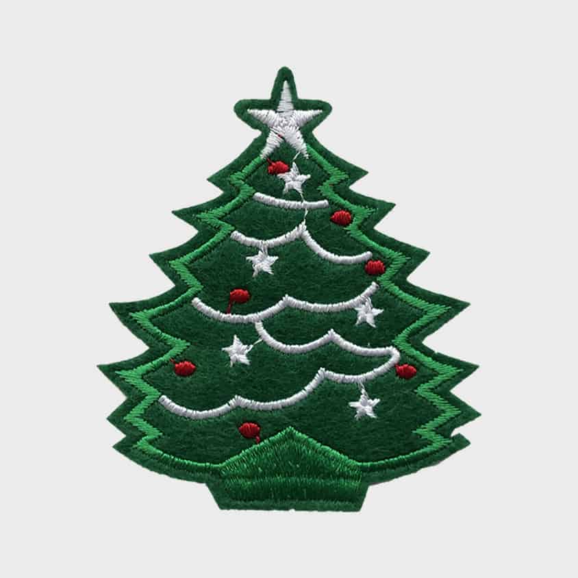 Christmas Tree Iron-On Patch