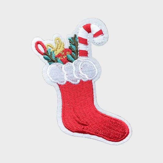 Christmas Sock Iron-On Patch