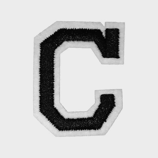 Letter C Iron-On Patch