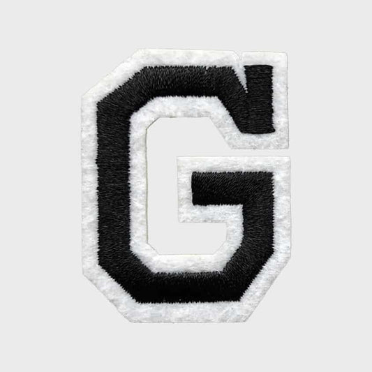 Letter G Iron-On Patch