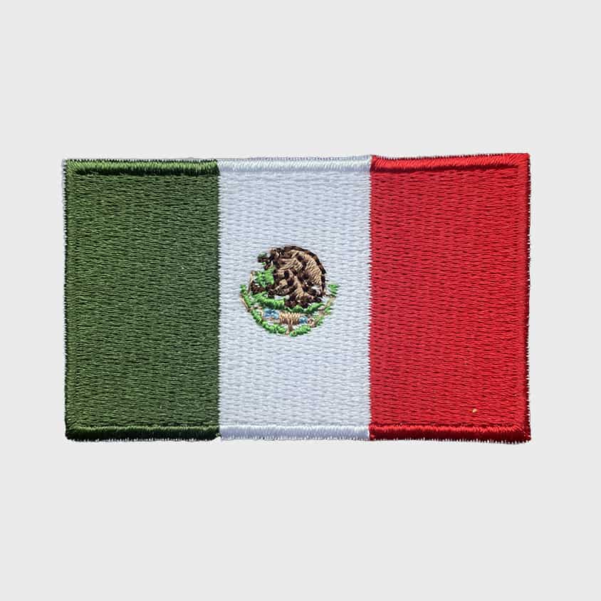 Mexican Flag Iron-On Patch