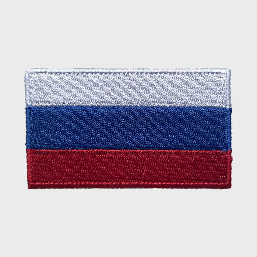 Russian Flag Iron-On Patch