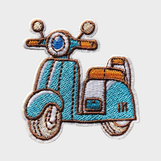 Scooter Iron-On Patch