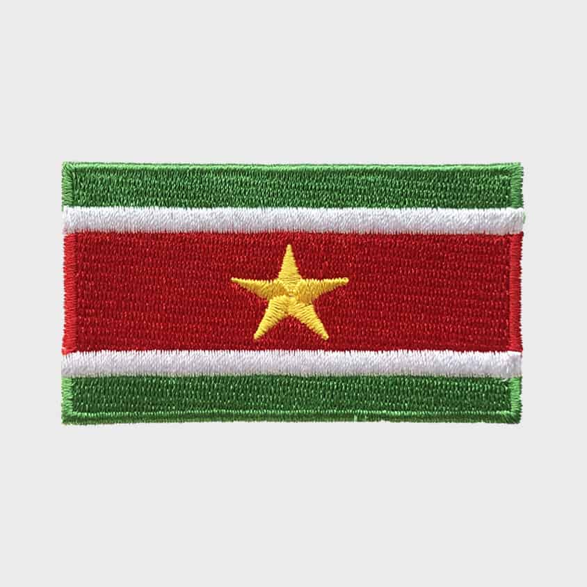 Suriname Flag Iron-On Patch