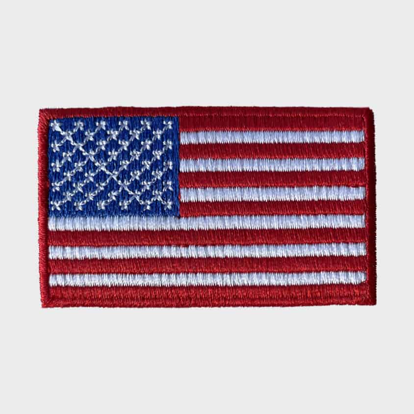 American Flag Iron-On Patch – Patchy