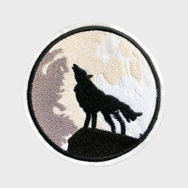 Wolf Iron-On Patch