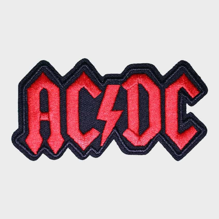 Ac Dc iron-on patch