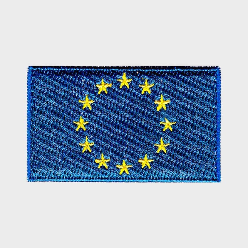 European Union Flag iron-on patch
