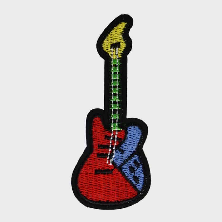 Guitar II iron-on patch