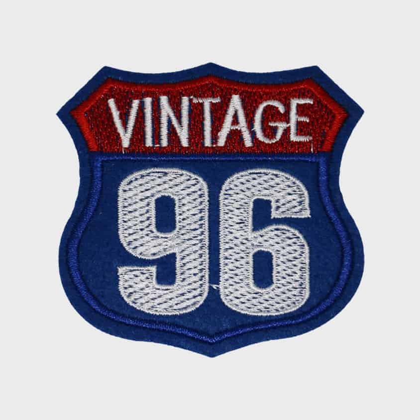 Interstate Sign iron-on patch