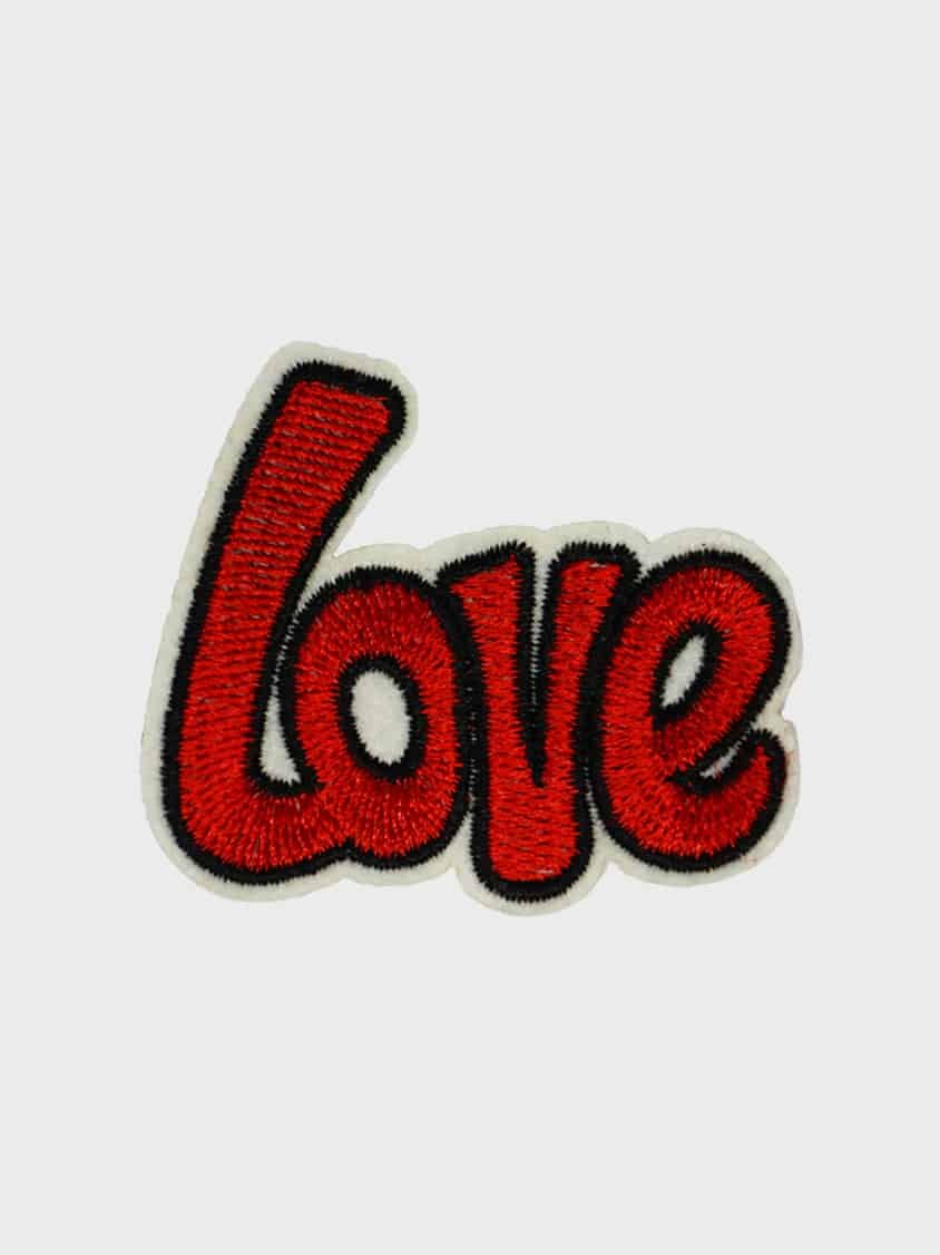 Love iron-on patch
