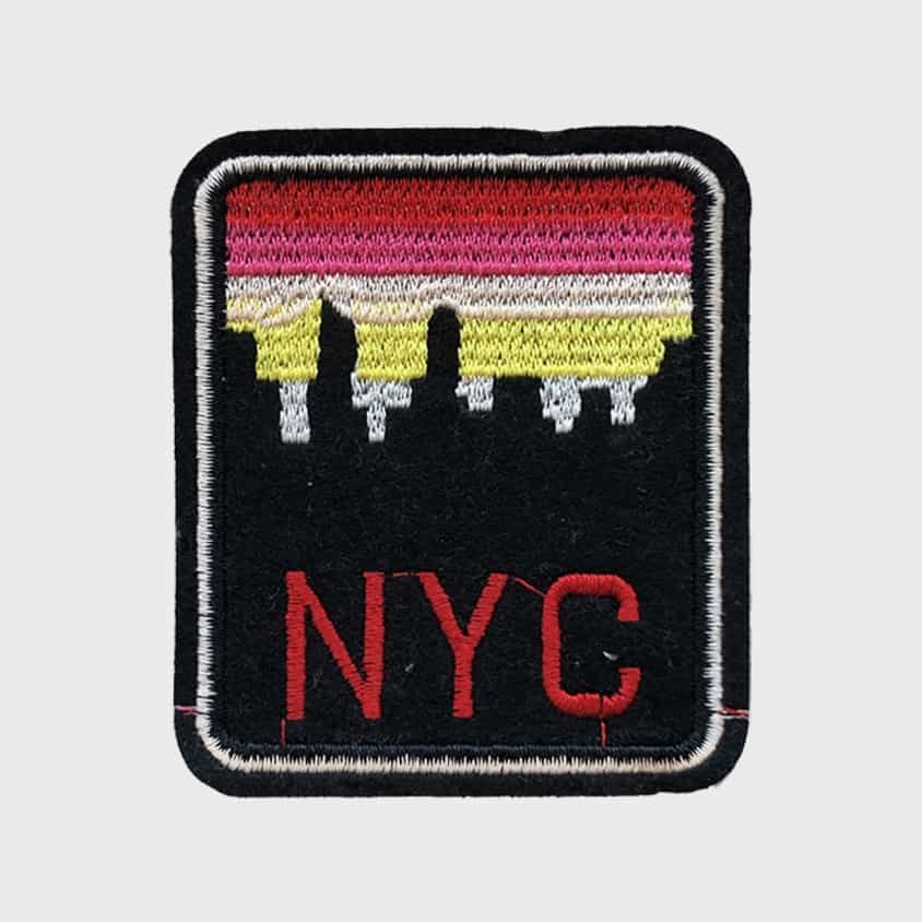 NYC iron-on patch