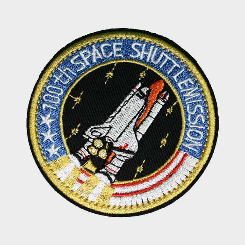 Spaceshuttle II iron-on patch