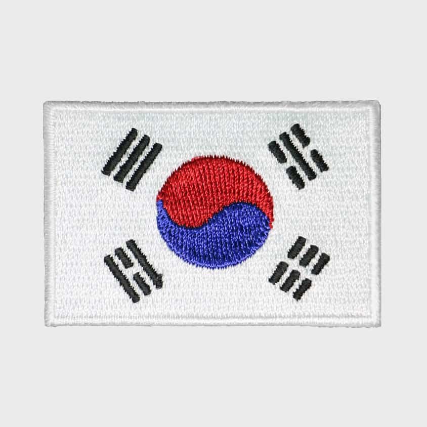 South Korean Flag iron-on patch