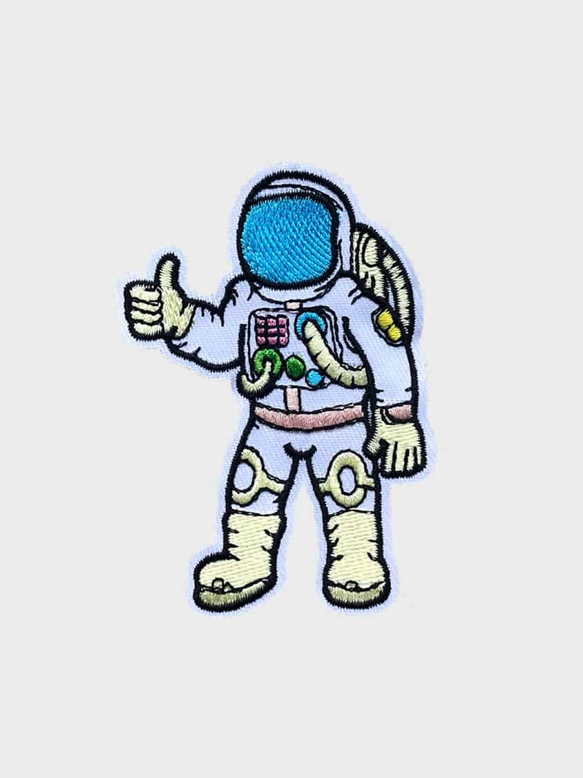 Astronaut II iron-on patch