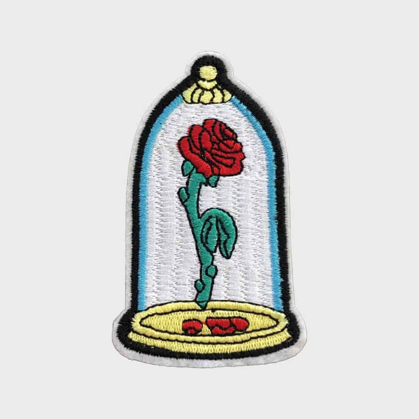 Belle Rose iron-on patch