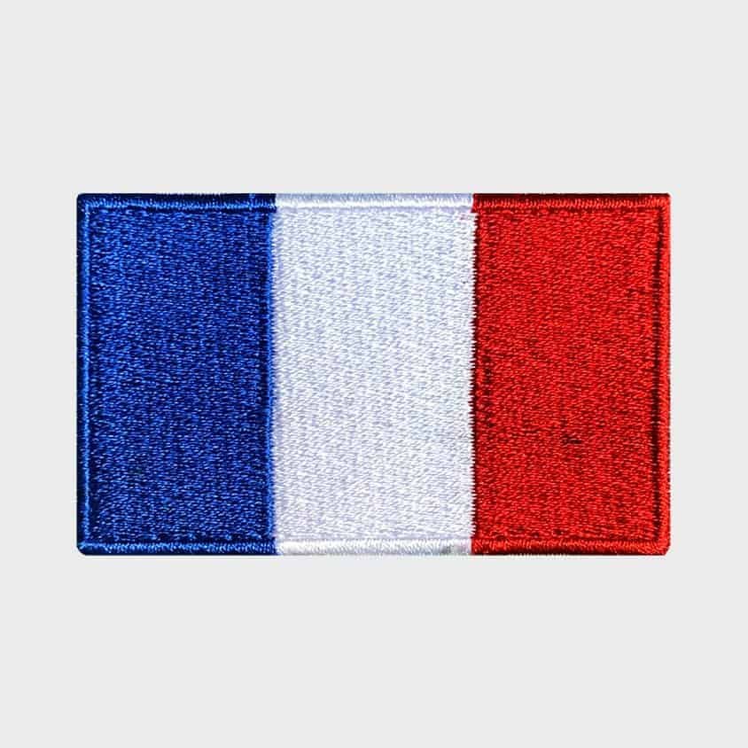 French Flag iron-on patch