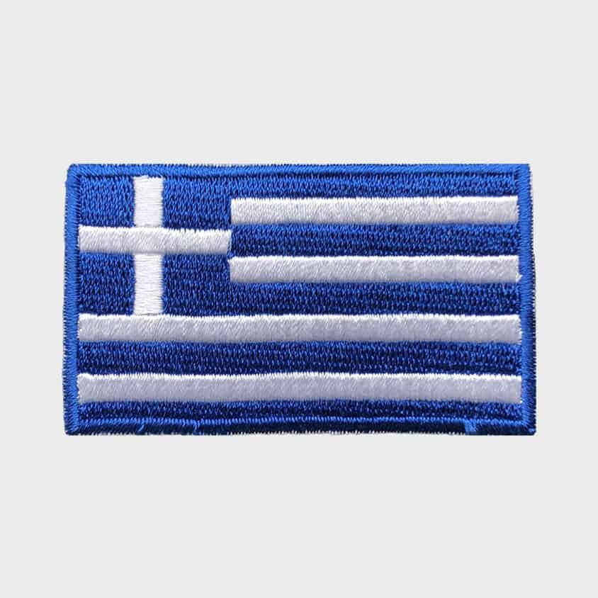 Greek Flag iron-on patch