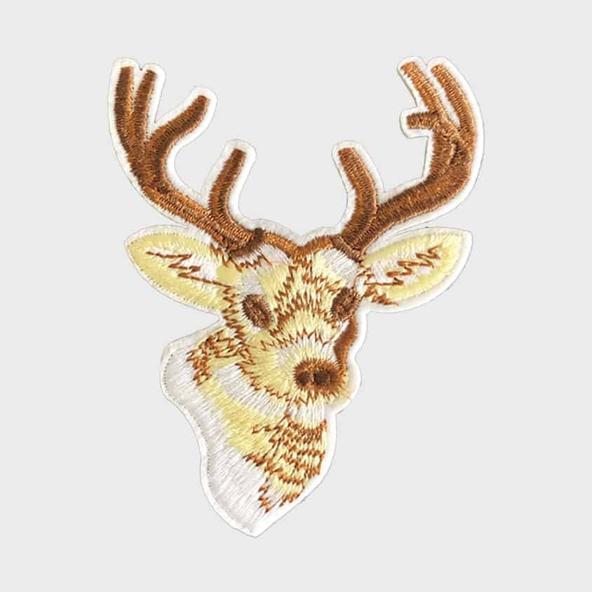 Deer iron-on patch