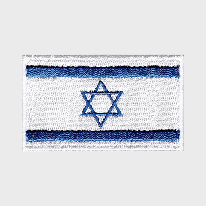 Israel Flag iron-on patch