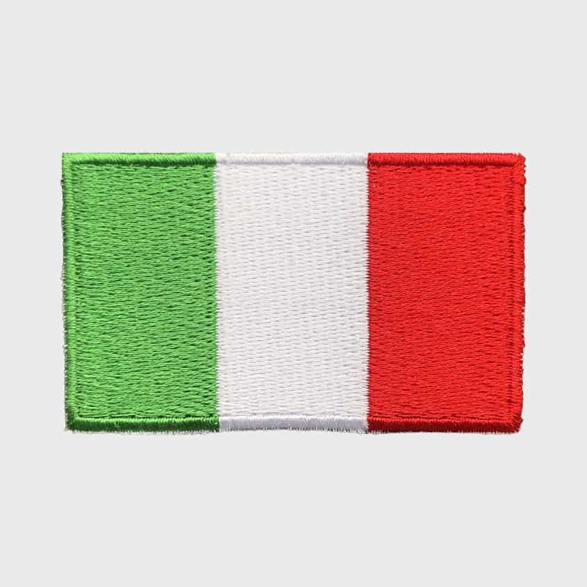 Italian Flag iron-on patch