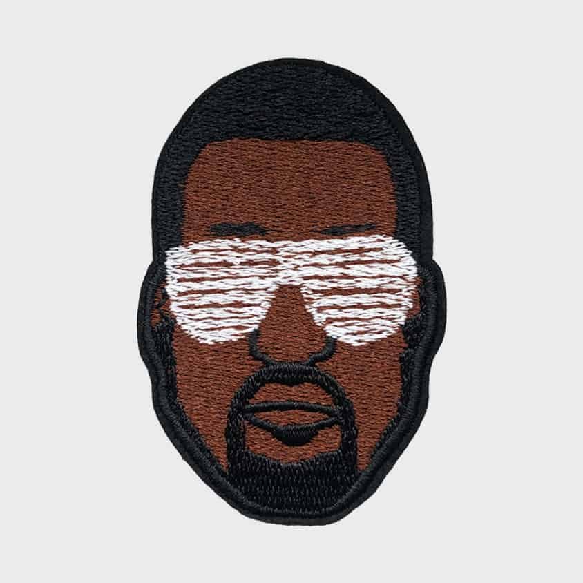 Kanye West iron-on patch