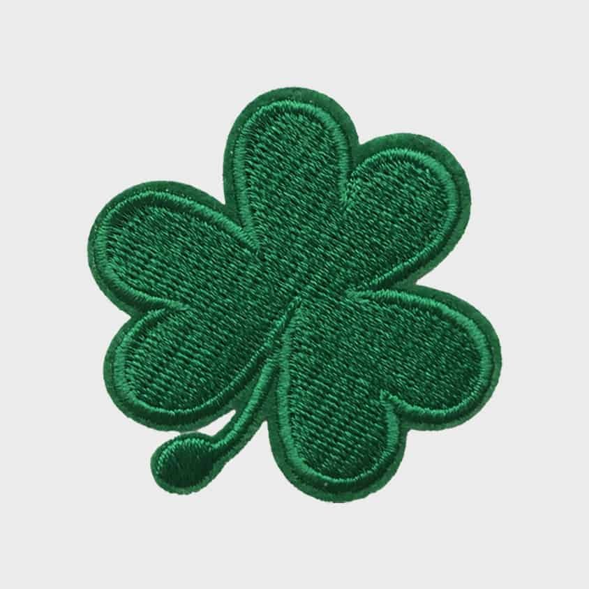 Clover iron-on patch
