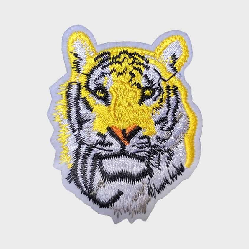 Tiger Head iron-on patch